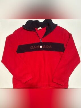 Vintage Canada 1/4 Zip Pullover Sweatshirt